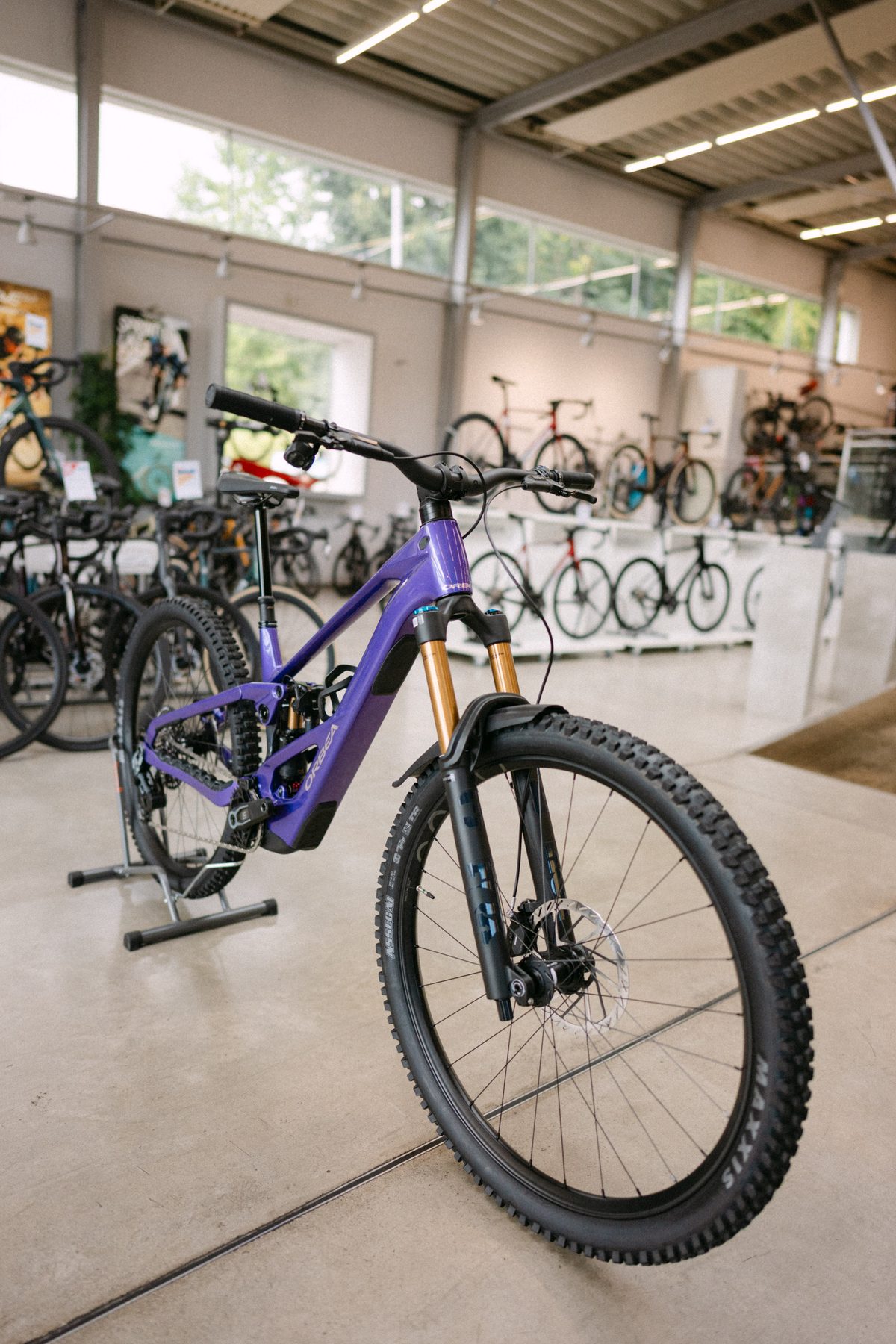 FOX 38 Factory Gabel mit 170mm Federweg am Orbea Wild